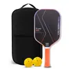 Set Completo de Paleta de Pickleball Fibra de Carbono T700 Texturizada Mate Paleta de Pickleball para Niños y Adultos