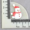 Accesorios de Resina Árbol de Navidad Papá Noel Muñeco de Nieve Alce DIY Accesorios para el Cabello Material para Tocado DIY Decoración de Hebilla para Zapatos con Agujeros