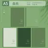 [1 Paquete] Cuaderno Casual Cosido Cuaderno A5 Cuaderno Cosido Horizontal Ins Cuaderno Retro de Aspecto Elevado