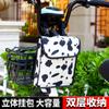 Bolsa colgante para bicicleta de coche eléctrico, manillar, manillar delantero, gran capacidad, bolsa de almacenamiento tridimensional, bolsa colgante para motocicleta, bolsa de almacenamiento