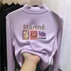 Ropa interior térmica para niñas con forro polar para otoño e invierno 2026, estilo nuevo, prenda interior cálida para estudiantes, top de cuello alto medio para niñas pequeñas