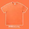 Camiseta Retro Americana Vintage Pesada 280g Tamanho Europeu Transfronteiriço Desgastada Algodão Puro Manga Curta Solta Tamanho Grande Lavada Gola Redonda Cor Lisa