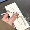 Gafas de Prescripción Sin Montura con Borde Perlado Cortado a Diamante Natural Tachonado de Estrellas para Mujer, Titanio Puro Ultraligero, Graduación Personalizable, Bloqueo de Luz Azul