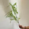 Plantas e Flores Artificiais Verdes Transfronteiriças, Cenário de Arranjo de Flores Artificiais, Grama de Mil Camadas, Pinheiro Nevoeiro, Arranjo de Flores Artificiais para Casa e Plantas para Paisagismo