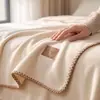 Manta para siesta, manta de cachemira, manta de forro polar coral para todas las estaciones, manta de toalla, manta para sofá, manta para oficina con aire acondicionado, manta decorativa, chal