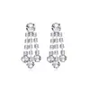 Pendientes de Borla con Diamantes del Mismo Estilo que Zhao Lusi para Mujer, Lujo Accesible Diseño de Nicho, Moda Elegante de Gama Alta, Pendientes Versátiles