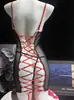 Lencería Sexy Transfronteriza con Tirantes, Falda Bodycon, Atractivo Uniforme de Cama Transparente, Tentación de Deseo Puro Ropa de Dormir para Discoteca