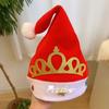 Chapéu de letra com pompom de pelo vermelho para mulheres outono e inverno Novo chapéu de lã espessado quente fofo chapéu para o frio moderno presente de Natal