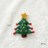 Decorações de Natal Transfronteiriças Feltro de Lã Pão de Gengibre Decoração de Árvore de Natal Enfeites Pendurados Artesanal DIY Decoração de Presente Guirlanda Cipó