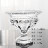 Lâmpada Romana Espessa de Vidro Cristal Vasos de Cristal Estilo Europeu Transparente Alto Suporte para Velas Ornamentos de Decoração Criativa para Sala de Estar