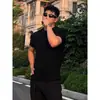 Camiseta Lisa para Homens, Casual, Simples, Adequada para Uso Diário, Versátil, Solta, Confortável, Moderna, Novo Estilo de Verão, Gola Redonda, Manga Curta