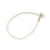 Collar de Perlas Estilo Barroco de Plata S925 ins Pequeñas Cuentas de Arroz Moda Collar Elegante Cadena para Clavícula Joyería