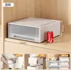 Caja de Almacenamiento Estudiante Vuelta a Clases Almacenamiento en Aula Caja de Almacenamiento Tipo Cajón Engrosada Caja Transparente para Organización de Ropa del Hogar