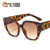 Nuevas Gafas de Sol de Color de Contraste 6611 Gafas de Sol para Hombre y Mujer Moda Europea y Americana Color Gafas Transfronterizas Venta al por Mayor