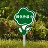 Sinal de Cuide das Flores e Plantas, Sinal de Lembrete Caloroso para Jardim e Gramado, Aviso para Horta e Pastagem, Cerca Verde Proibido Pisar, Comportamento Civilizado