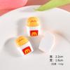 Nueva linda serie de pollo frito comida y juego serie material diy hecho a mano funda para teléfono móvil pegatinas para refrigerador cuerda para la cabeza accesorios para el cabello pegatinas