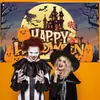 Fundo Novo de Halloween Transfronteiriço Tema de Halloween Bandeira Festival dos Fantasmas Bandeira Pendurada Pode Ser Feita de Acordo com a Imagem
