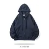 Sudadera con capucha ligera de 360 g, ultrasuave, con cierre de cremallera, corte relajado y oversized, con diseño de hombros caídos y forro de felpa, disponible en estilos unisex