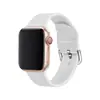 Pulseira Apple Watch Silicone Monocromático Adequada para Apple iWatch Pulseira de Braço Esportiva Terceira ou Quarta Geração