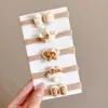 Gomas para el Cabello Color Café para Niñas, Cola de Caballo Alta Semi-Atada o Completamente Atada, Bandas Elásticas para el Cabello Melard, Anillos Elásticos de Alta Elasticidad para Niños Niñas