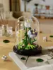 Compatible con Cubierta Antipolvo para Bloques de Construcción Lego, Macetas, Flores de Hibisco, Juguetes de Ensamblaje para Niños, Venta al por Mayor Transfronteriza para el Día de San Valentín