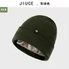 Gorro de punto satinado Amazon transfronterizo para mujer, gorro de punto cálido para exteriores de invierno con forro de seda, gorro de punto para hombre
