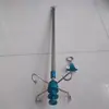 Riel de infusión de acero inoxidable en forma de U, riel de infusión en forma de L con colgador de botella para soporte de infusión ambulatoria hospitalaria