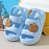 Pantuflas de Verano 2025 Nuevas Ropa Exterior Infantil Sandalias Lindas de Cachorro Dibujos Animados Sandalias Suaves para Baño Niño Pequeño