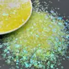 Adesivos Transparentes Mistos para Unhas Estrela de Fada Coração Concha Floco de Neve Preenchimento DIY Feito à Mão 100g