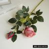 Venta al por mayor de fábrica flor artificial dos rosas clásico retro europeo decoración de boda flor artificial Rosa Búlgara