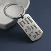 Obrigado por ser europeu e americano explosões Amazon aço inoxidável titânio aço militar tag DIY chaveiro