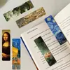 30 Famosos Libros de Pinturas del Mundo Marcadores de Libros Creativos con Esquinas Redondeadas para Marcar Novelas, Caligrafía y Pinturas; Regalos para Estudiantes y Marcadores de Recompensa.