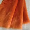 Suministro en Stock de Tela de Piel Sintética de Zorro Pequeña de 5 cm, Material de Felpa Larga, Tela para Alfombra de Pelo Largo de 5 cm, Ropa de Piel Sintética