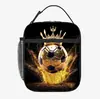 Bolsa de Comida de Fútbol Estampado de Cuerpo Completo Amazon Niños y Niñas Guardería Escuela Secundaria Escuela Primaria Niños Bolsa de Hielo Bolsa Térmica