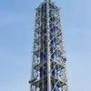 Torre de Chimenea de Acero al Carbono para Caldera de 30m Estructura de Acero Chimenea de Hierro Tratamiento de Gases de Desecho Industriales Protección de Chimenea Bastidor de Hierro