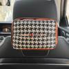Caixa de lenços para carro bolsa de lenços para carro assento de carro mestre cão sentido avançado caixa de papel caixa de apoio de braço de carro