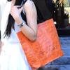 Bolsas Tejidas de PP, Empaque de Ropa, Bolsas de Compras, Bolsos Tote Piel de Serpiente, Bolsos de Mano Personalizados con Logo para Tienda de Ropa