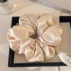 Scrunchie Oversized Estilo Coreano para Mulheres, Prendedor de Cabelo Quadrado de Alta Qualidade, Elástico Durável de Alta Elasticidade, Acessório de Cabelo Estilo Preguiçoso