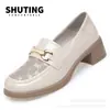 2026 Nuevos Mocasines de Malla, Huecos y Transpirables, Estilo Coreano, Súper Suaves, Elegantes Slip-On con Tacón Grueso, Zapatos de Verano para Mujer