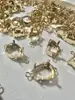 Charms para Nail Art Artesanais DIY com Furo Pingente Duplo Múltiplas Especificações Seguro