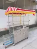 Carrinho de Barraca de Mercado Noturno, Panela Multifuncional para Espetinhos Fritos, Triciclo, Teppanyaki, Carrinho de Lanches Oden Frito