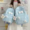 Nueva mochila escolar transfronteriza para niñas, elegante y refrescante, adecuada para estudiantes de primaria, secundaria y preparatoria para clases, desplazamientos y viajes