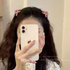 Estilo Coreano Flequillo Dulce Fresco con Lazo Pinza para el Cabello Accesorios para el Cabello Pinza de Garra de Plástico