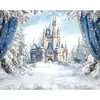 Tela de fondo para Castillo de Hielo y Nieve de Comercio Exterior Amazon Banner de Escena de Nieve para Cumpleaños Navidad Decoración de Fiesta Suministros Accesorios de Fotografía
