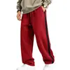 La nueva colección de otoño/invierno de Amazon: pantalones deportivos casuales para hombre con franjas laterales, forro polar, cintura elástica y diseño de pierna recta