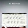 Tira de luces LED brillante de doble fila para exteriores, impermeable, tira de luces 5730, 220V, luz blanca cálida, blanca, tira de luz LED suave Fumei