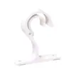 Soporte para Barra de Cortina Aleación de Aluminio Extra Grueso Estante Único Montaje Superior Montaje Lateral Soporte Engrosado para Barra Romana Accesorios para Barra de Cortina Lote