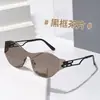 Gafas de Sol Futuristas Sin Marco de Nuevo Estilo Europeo y Americano para Hombres y Mujeres, Gafas Anti-UV, Gafas Populares para Transmisión en Vivo