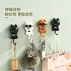 Gancho Adhesivo Fuerte de Dibujos Animados, Gadget Colgador, Sin Taladro, Gancho para Abrigos y Sombreros, Gancho de Pared, Colgador de Llaves