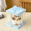 Caja de embalaje para pastel de cumpleaños impresión de LOGOTIPO gratis 4 pulgadas 6 pulgadas 8 pulgadas 10 pulgadas 12 pulgadas 14 pulgadas caja de pastel de lujo ligero